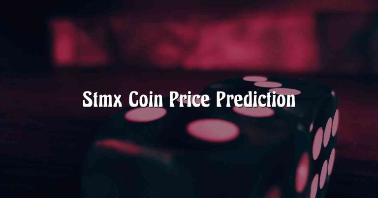 Stmx Coin Price Prediction